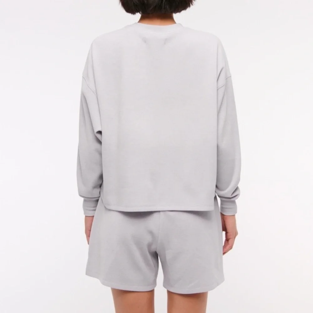 Abercrombie & Fitch Light Gray Lounge Set Abercrombie Lounge Set Waffle Knit Set